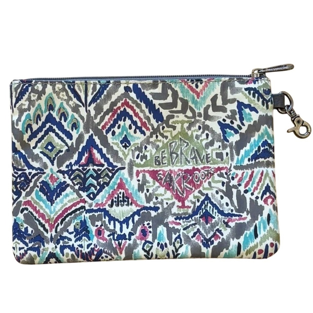 SakRoots Sak Roots Zip Pouch Be Brave